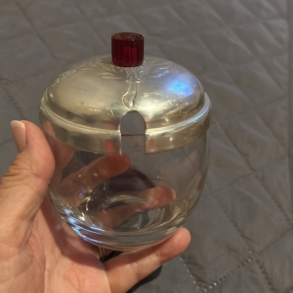 Farberware Vintage 1950s Wrought Aluminum Condiment Jar - Picture 6 of 11